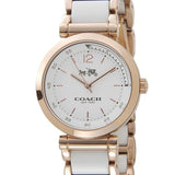 Coach Sport White Dial Two Tone Steel Strap Watch for Women - 14502463