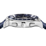 Salvatore Ferragamo 1927 Chrono Analog Blue Dial Blue Leather Strap Watch for Men - SFKZ00223