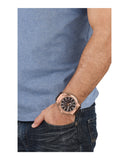 Salvatore Ferragamo F-80 Classic Black Dial Black Rubber Strap Watch for Men - SFHY02522