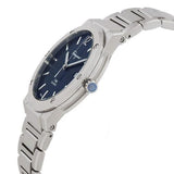 Salvatore Ferragamo F-80 Classic Blue Dial Silver Steel Strap Watch for Men - SFDT01320
