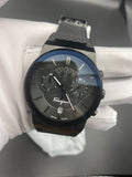 Salvatore Ferragamo Sapphire Black Dial Black Rubber Strap Watch for Men - SFHP00320
