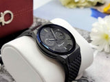 Salvatore Ferragamo Sapphire Black Dial Black Rubber Strap Watch for Men - SFHP00320
