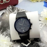 Salvatore Ferragamo Sapphire Black Dial Black Rubber Strap Watch for Men - SFHP00320