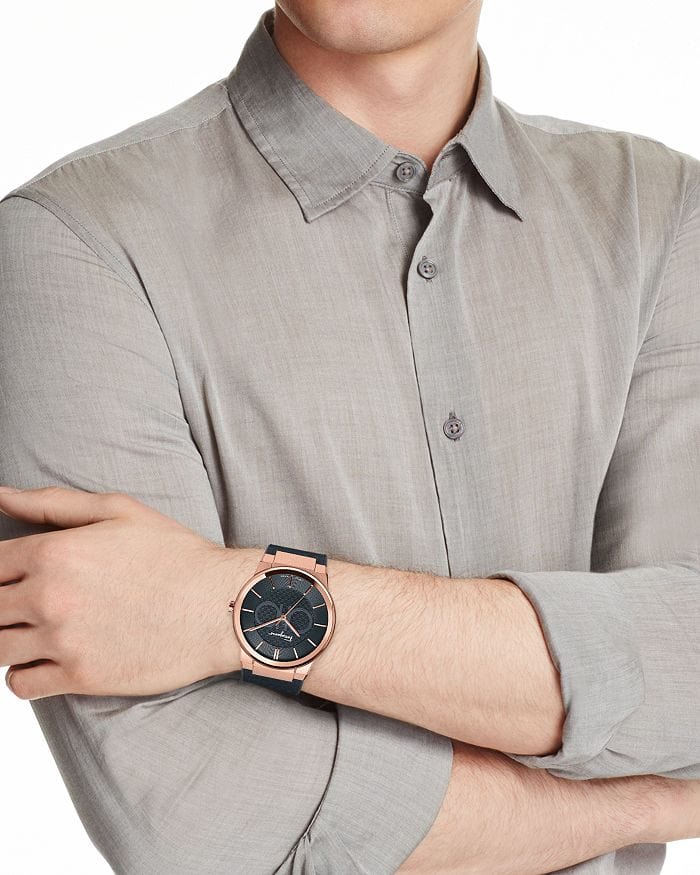 Salvatore Ferragamo Sapphire Black Dial Black Silicone Strap Watch for Men - SFHP00420