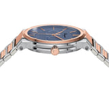 Salvatore Ferragamo Sapphire Blue Dial Two Tone Steel Strap Watch for Men - SFHP007-20