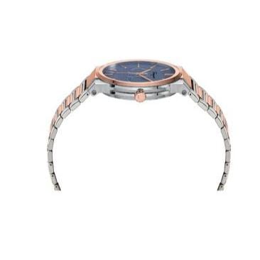 Salvatore Ferragamo Sapphire Blue Dial Two Tone Steel Strap Watch for Men - SFHP007-20