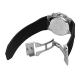 Salvatore Ferragamo Sapphire Chrono Black Dial Black Silicone Strap Watch for Men - SFME00121