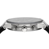 Salvatore Ferragamo Sapphire Chrono Black Dial Black Silicone Strap Watch for Men - SFME00121