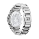 Salvatore Ferragamo Sapphire Chrono Black Dial Silver Steel Strap Watch for Men - SFME00321
