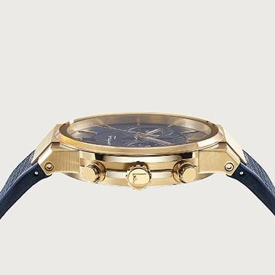Salvatore Ferragamo Sapphire Chrono Blue Dial Blue Silicone Strap Watch for Men - SFME00221