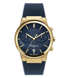Salvatore Ferragamo Sapphire Chrono Blue Dial Blue Silicone Strap Watch for Men - SFME00221