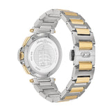 Salvatore Ferragamo Sapphire Silver Dial Two Tone Steel Strap Watch for Men - SFHP00520