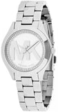 Michael Kors Mini Slim Runway Silver Dial Silver Steel Strap Watch for Women - MK3548