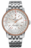 Breitling Navitimer Automatic 41mm White Dial Silver Stainless Steel Mens Watch - U17326211G1A1