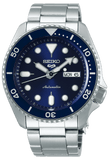 Seiko 5 Sports Automatic Analog Blue Dial Silver Steel Strap Watch For Men - SRPD51K1