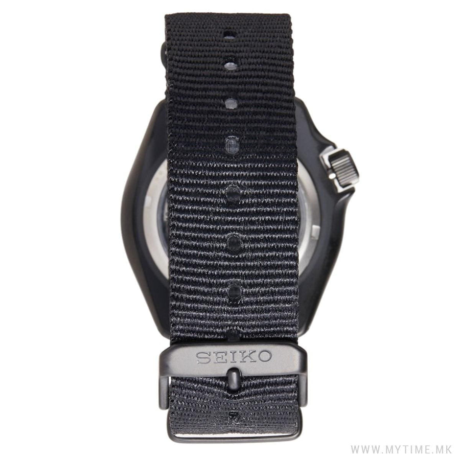 Seiko 5 Sports Automatic Black Dial Black NATO Strap Watch For Men - SRPD79K1
