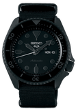 Seiko 5 Sports Automatic Black Dial Black NATO Strap Watch For Men - SRPD79K1