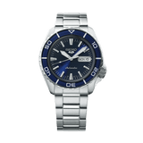 Seiko 5 Sports Automatic Blue Dial Silver Steel Strap Watch for Men - SRPK97K1