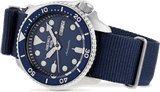 Seiko 5 Sports Automatic SKX Blue Dial Blue NATO Strap Watch For Men - SRPD51K2