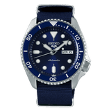 Seiko 5 Sports Automatic SKX Blue Dial Blue NATO Strap Watch For Men - SRPD51K2