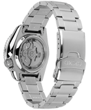Seiko 5 Sports Checker Flag Special Edition Black Dial Silver Steel Strap Watch For Men - SRPK67K1