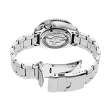 Seiko 5 Sports Double Hurricane Retro Orange Dial Silver Steel Strap Watch For Men - SRPK11K1