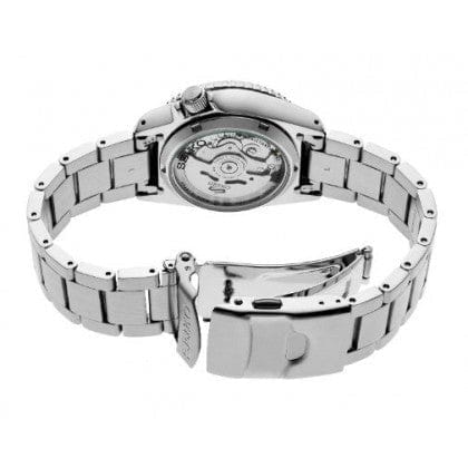 Seiko 5 Sports SKX Automatic Cream Dial Silver Steel Strap Watch For Men - SRPK31K1