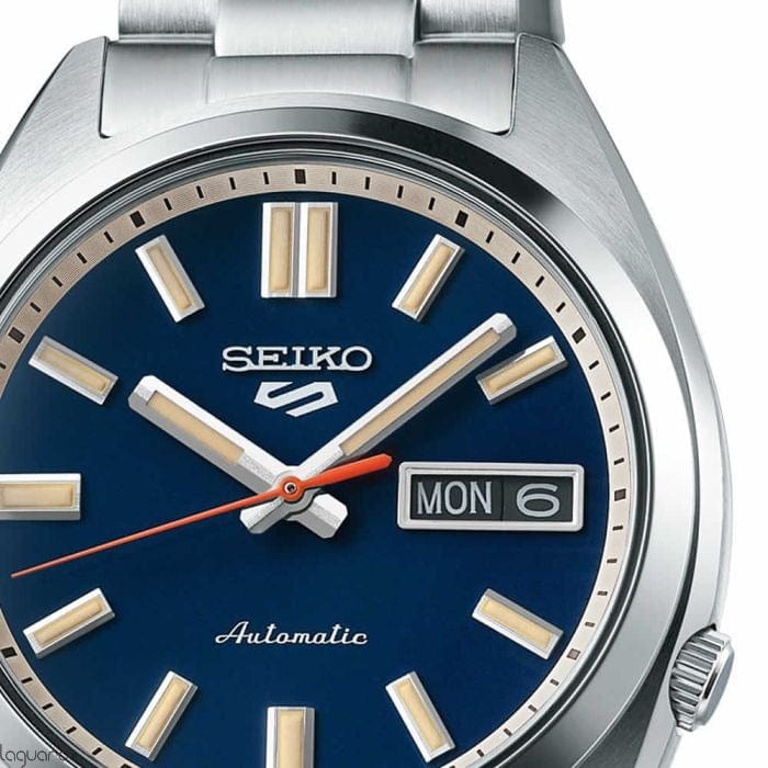 Seiko 5 Sports SNXS Automatic Blue Dial Silver Steel Strap Watch for Men - SRPK87K1
