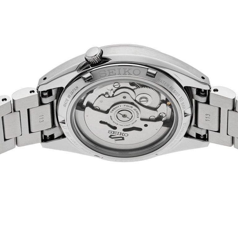 Seiko 5 Sports SNXS Automatic Blue Dial Silver Steel Strap Watch for Men - SRPK87K1