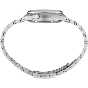 Seiko 5 Sports SNXS Series Automatic Black Dial Silver Steel Strap Watch for Men - SRPK89K1