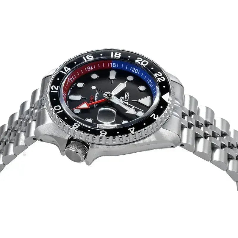 Seiko 5 Sports Special Edition Automatic Grey Dial Silver Steel Strap Watch For Men - SSK019K1