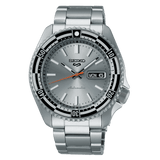 Seiko 5 Sports Special Edition Silver Dial Silver Steel Strap Watch For Men - SRPK09K1