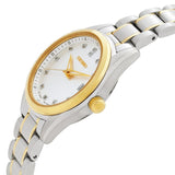 Seiko Diamond Silver Dial Two Tone Steel Strap Watch for Women - SUR582P1