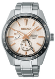 Seiko Presage Sharp Edged Series Automatic GMT Champagne Dial Silver Steel Strap Watch For Men - SPB273J1