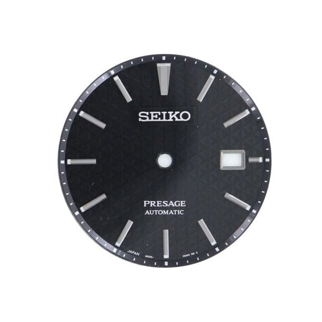 Seiko Presage Sharp Edged Series Black Dial Black Steel Strap Watch For Men - SPB229J1