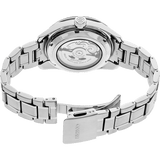 Seiko Presage Sharp Edged Series GMT Green Dial Silver Steel Strap Watch For Men - SPB219J1