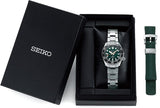 Seiko Prospex 140th Anniversary Limited Divers Green Dial Silver Steel Strap Watch For Men - SPB207J1