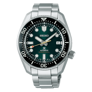 Seiko Prospex 140th Anniversary Limited Divers Green Dial Silver Steel Strap Watch For Men - SPB207J1