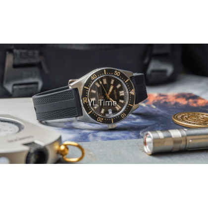 Seiko Prospex 1965 Diver's Modern Re-Interpretation Automatic Brown Dial Black Rubber Strap Watch For Men - SPB147J1