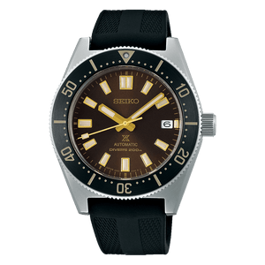 Seiko Prospex 1965 Diver's Modern Re-Interpretation Automatic Brown Dial Black Rubber Strap Watch For Men - SPB147J1