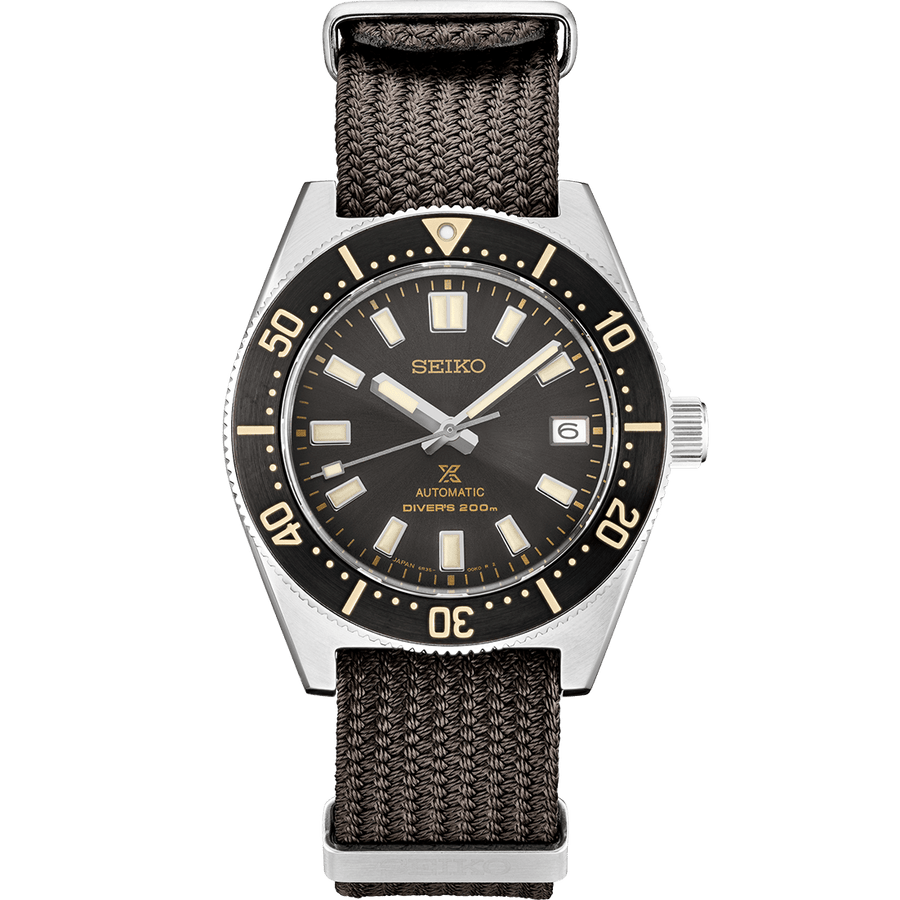 Seiko Prospex 1965 Diver’s Re-Interpretation Automatic Black Dial Brown NATO Strap Watch For Men - SPB239J1