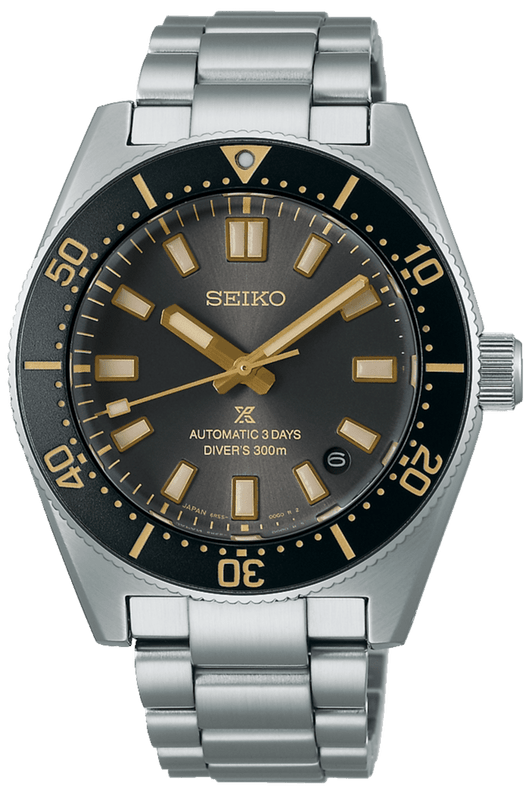 Seiko Prospex 55th Anniversary Edition Brown Dial Silver Steel Strap Watch For Men - SPB145J1