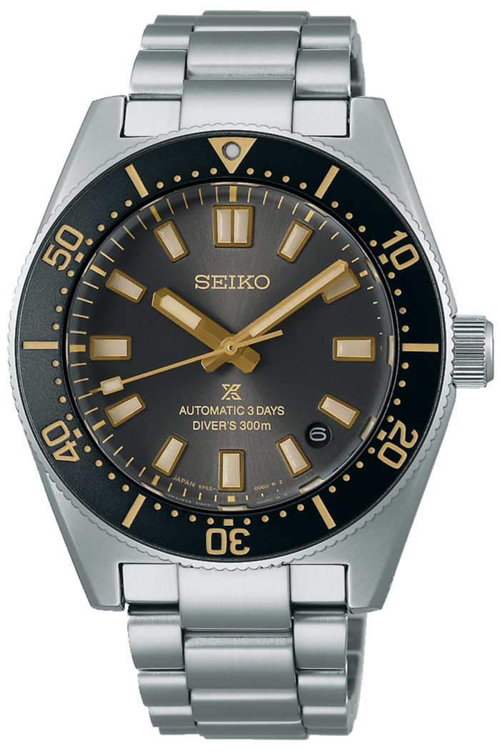 Seiko Prospex 55th Anniversary Edition Brown Dial Silver Steel Strap Watch For Men - SPB145J1