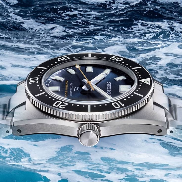Seiko Prospex Automatic 1965 Dive 55th Anniversary Limited Edtion Blue Dial Silver Steel Strap Watch For Men - SPB149J1