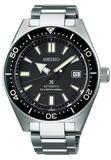 Seiko Prospex Automatic Diver Black Dial Silver Steel Strap Watch For Men - SPB051J1