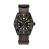 Seiko Prospex Black Series 1965 Limited Edition Black Dial Brown NATO Strap Watch For Men - SPB253J1