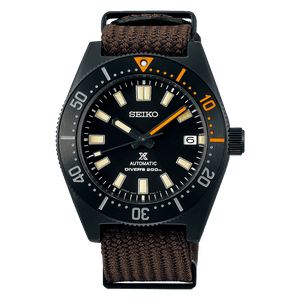 Seiko Prospex Black Series 1965 Limited Edition Black Dial Brown NATO Strap Watch For Men - SPB253J1