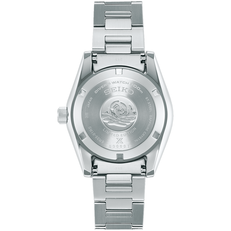 Seiko Prospex Diver 140th Anniversary Limited Edition White Dial Silver Steel Strap Watch For Men - SPB213J1