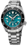 Seiko Prospex Diver Automatic Turquoise Dial Silver Steel Strap Watch for Men - SPB475J1