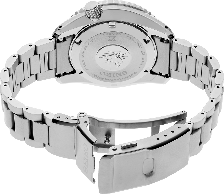 Seiko Prospex GMT Divers Automatic Marine Green Dial Silver Steel Strap Watch For Men - SPB381J1